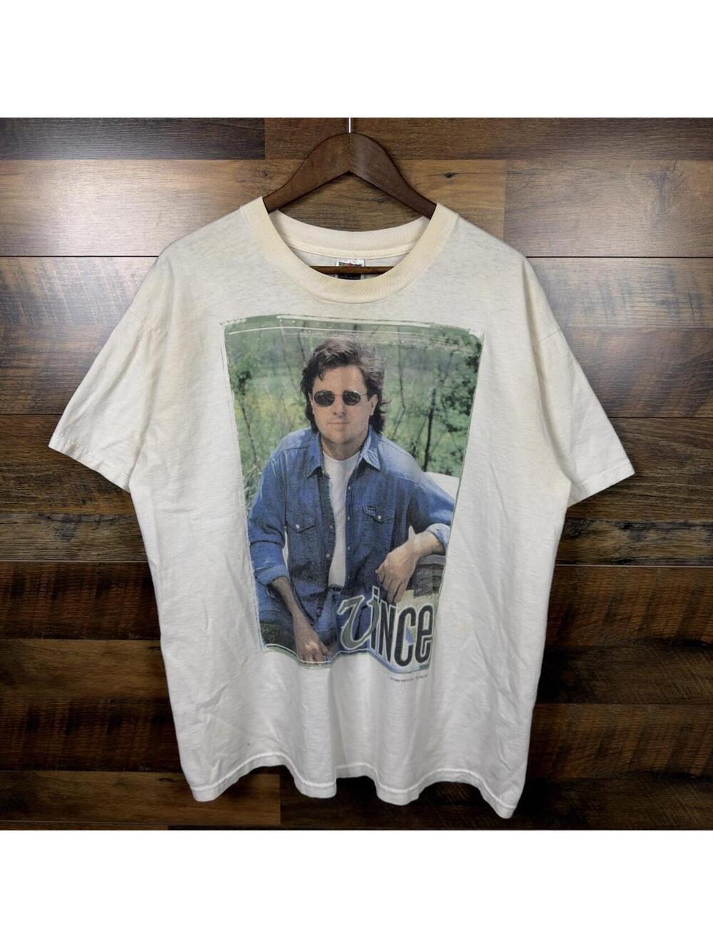 Vintage 1998 Vince Gill T Shirt XL Tour Country Music Concert Tee 90s